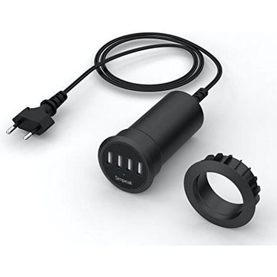 Adaptateur 24V/0.5A Pour Diffuseur D'huiles Essentielles - Chargeur 1,5m, Prise UE, Blanc - 5