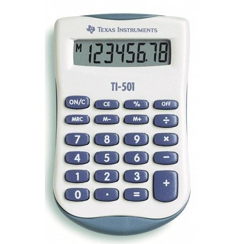 TEXAS Calculatrice 4 opérations - TI 501