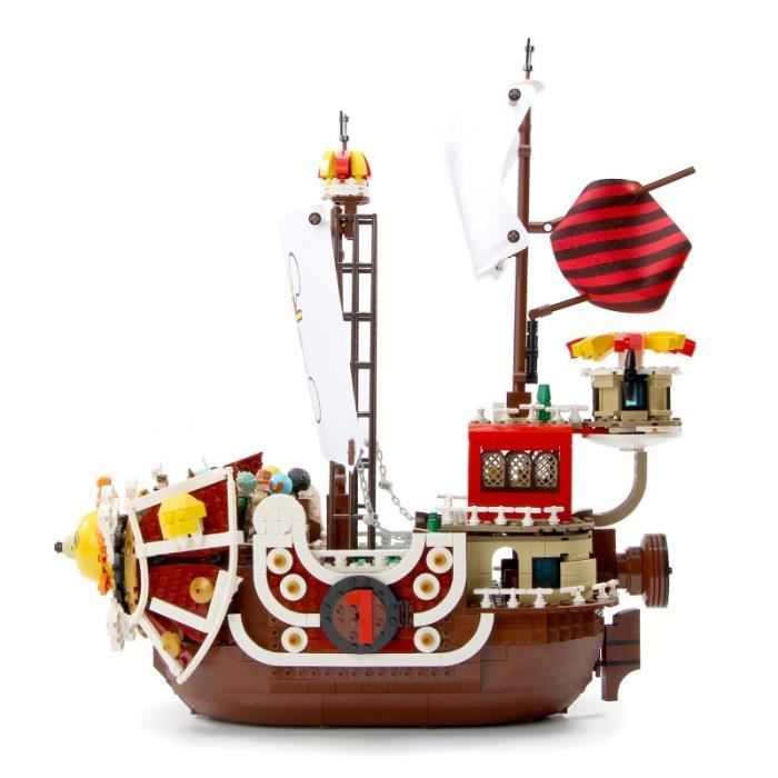 Blocs de construction de modèle de bateau pirate Luffy