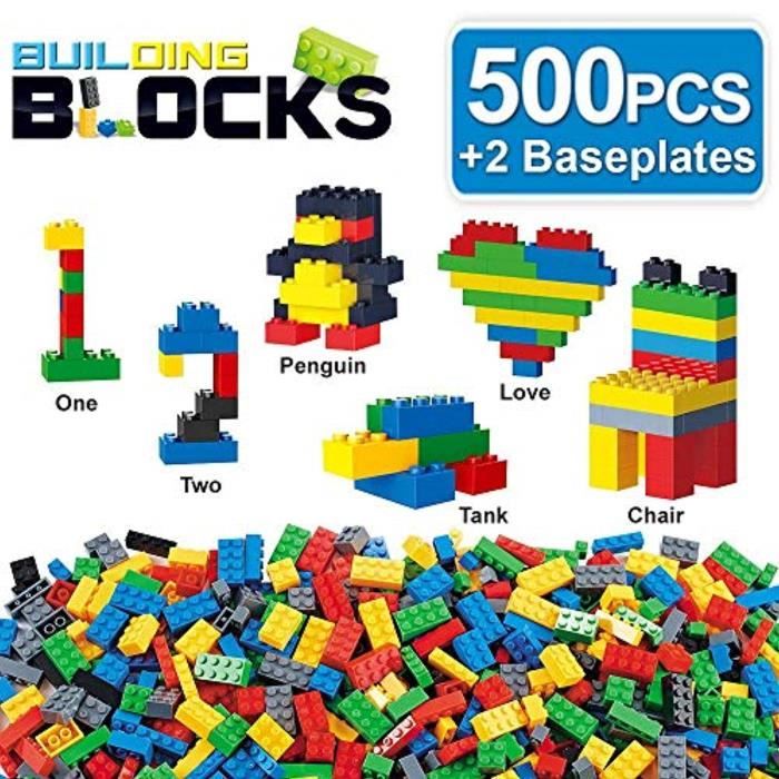 Jeu D'Assemblage FBNKK briques de construction classiques tige blocs de construction jouet jeu science ingénierie mathématique éduca