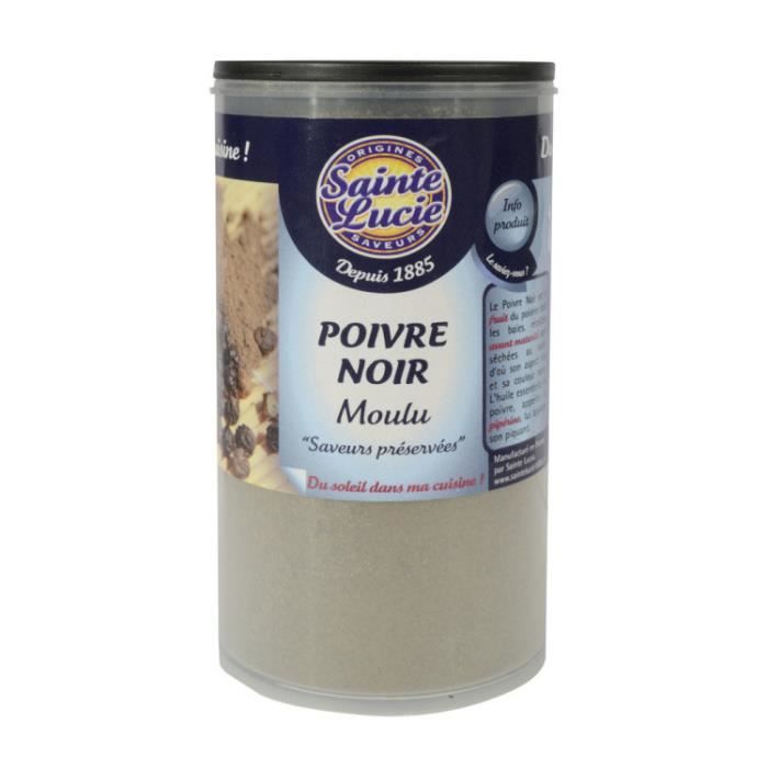 Poivre noir moulu 100 g SAINTE LUCIE