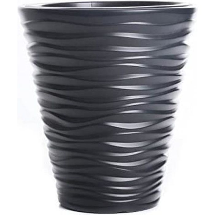 Pot de Fleur Blumenkübel Flowerpot Massif Sable 3 Tailles 5 Couleurs Nouveauté ! De Rg-Vertrieb (300 Anthracite)