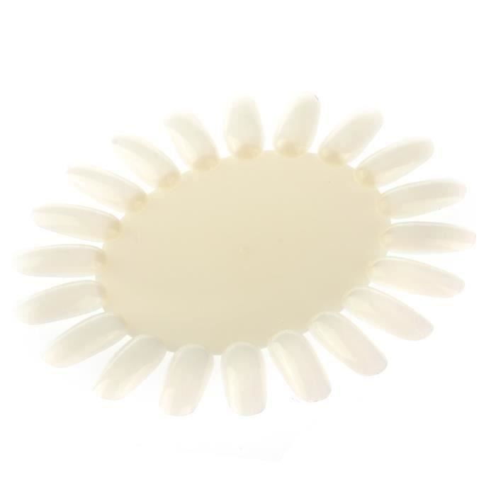 BH 10Pcs Tournesol Nail Art Acrylique Conseils en Forme de Faux Faux Ongles Pneus Palette Pratique Panneaux d'...... - BHCYD821B1958