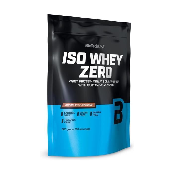 BioTechUSA+Iso Whey Zero, Chocolat 500 g