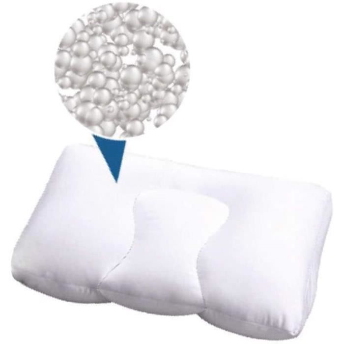 FWS AEROCONFORT, Lot de 2 oreillers. Vivez Une expérience de Sommeil exceptionnelle grâce aux microbilles !