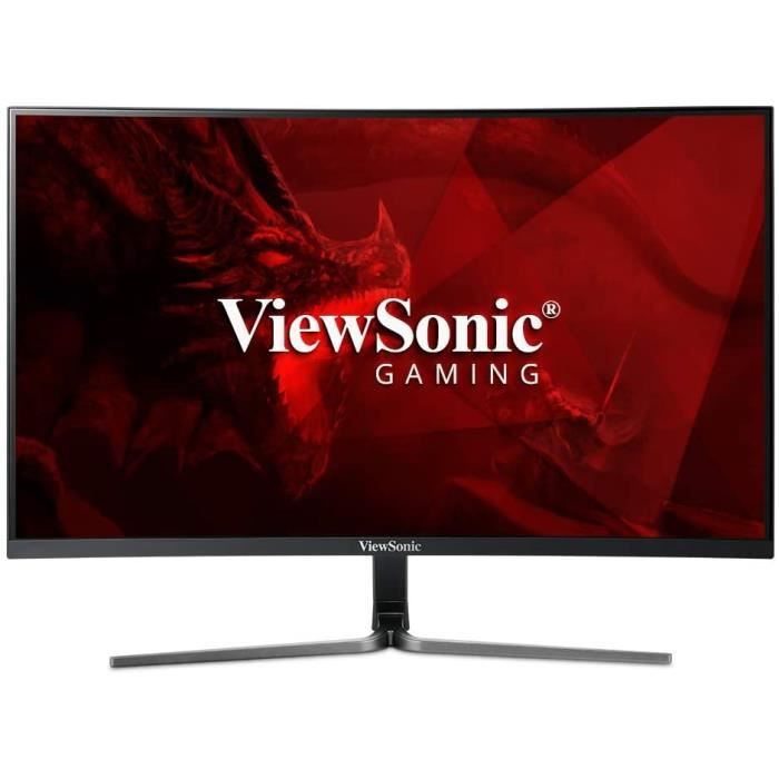 ECRAN ORDINATEUR ViewSonic VX2458-C-mhd Moniteur IPS 24- Full HD 1920x1080 Pixels, Incurvé, FreeSync, 1 ms, 144 Hz, HDMI,18