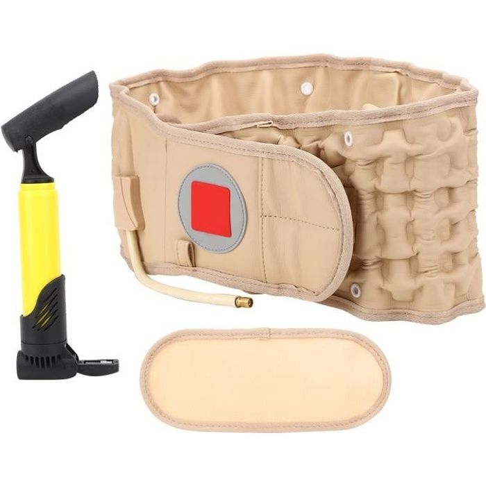 Ceinture de taille de décompression dorsale ceinture de traction gonflable lombaire ceinture de soutien de taille d'air attelle de