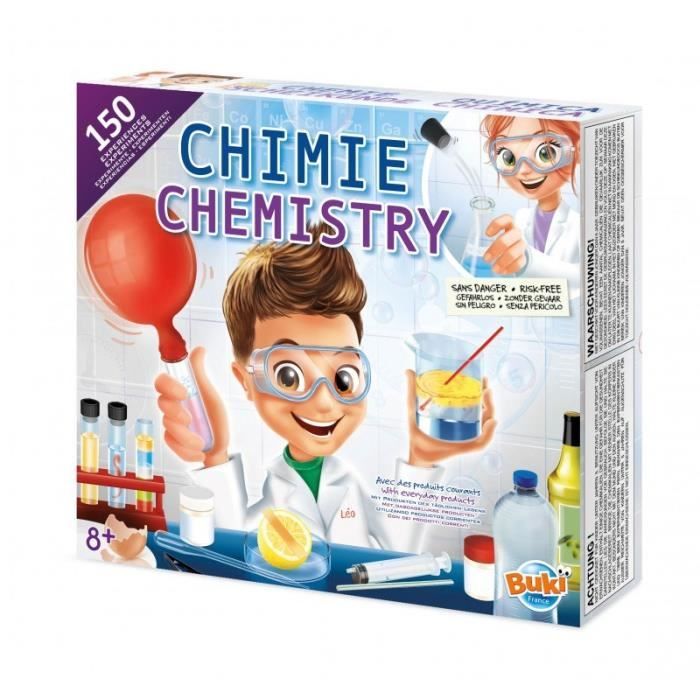 Chimie Sans Danger 150 Expériences - Jeu éducatif - Jeu scientifique - Buki