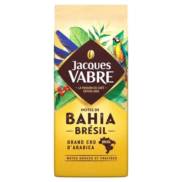 Jacques Vabre Café moulu Bahia Brésil - 250g