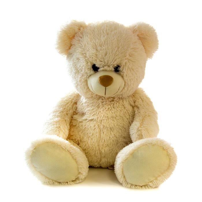 Ourson en peluche 50 cm Beige