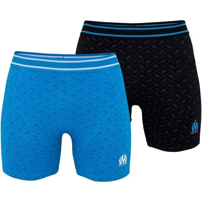 Lot de 2 boxers OM - Collection officielle Olympique de MARSEILLE