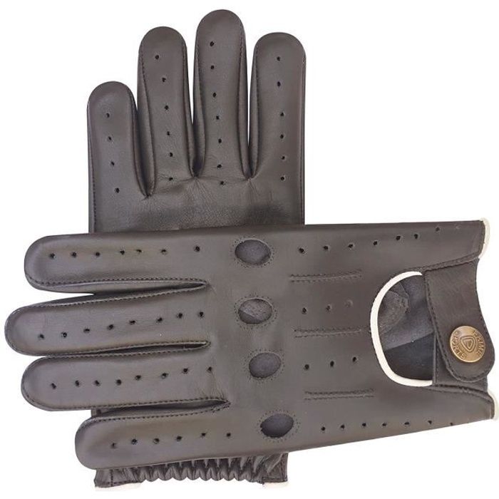 GANTS DE CONDUITE HOMME EN CUIR