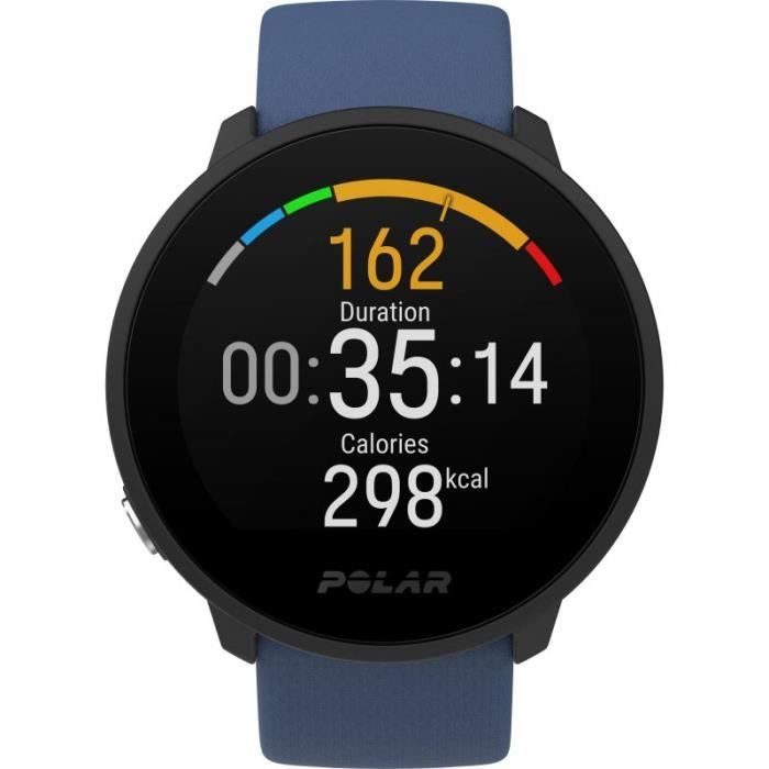 POLAR Unite - Montre fitness étanche avec GPS - Taille S/L - Bleu