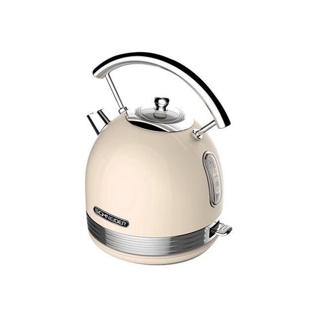 Schneider SL W2 SC Bouilloire 1.7 litres 2200 Watt cream shiny
