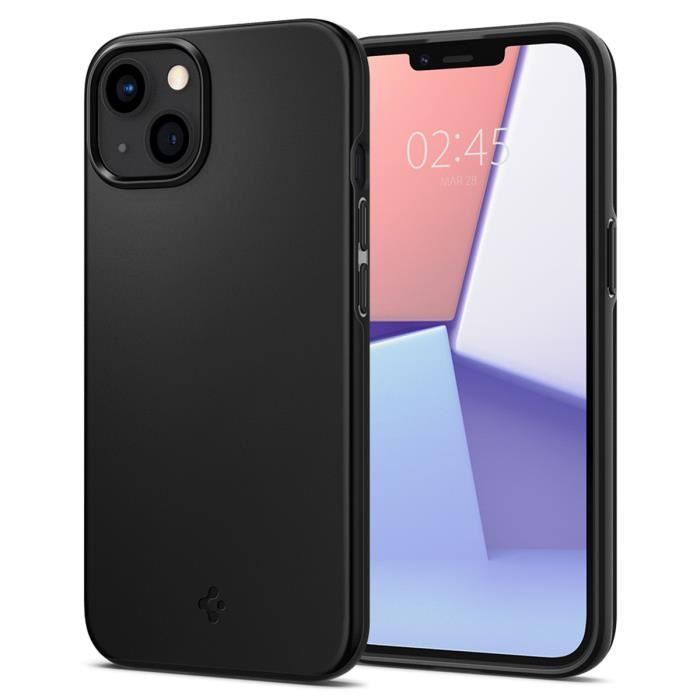 Coque Thin Fit pour iPhone 13 Noir