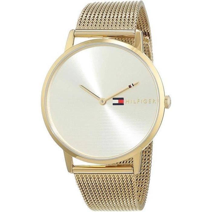 Tommy Hilfiger Femmes Analogique Quartz Montres bracelet avec bracelet en Or Plaqué - 1781972 5409