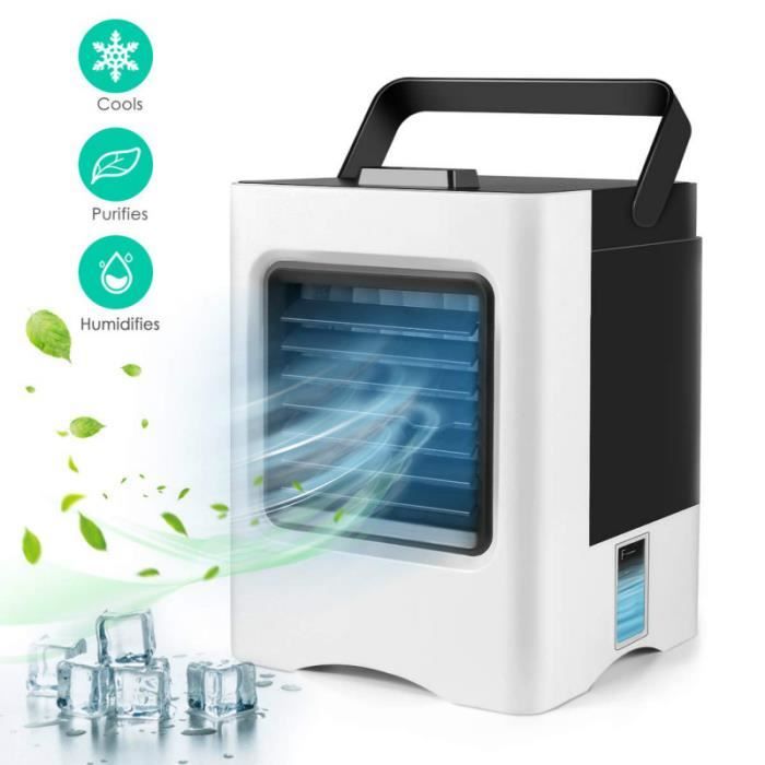 Épurateur d'humidificateur USB de ventilateur portatif rechargeable de climatiseur pour le bureau de voiture