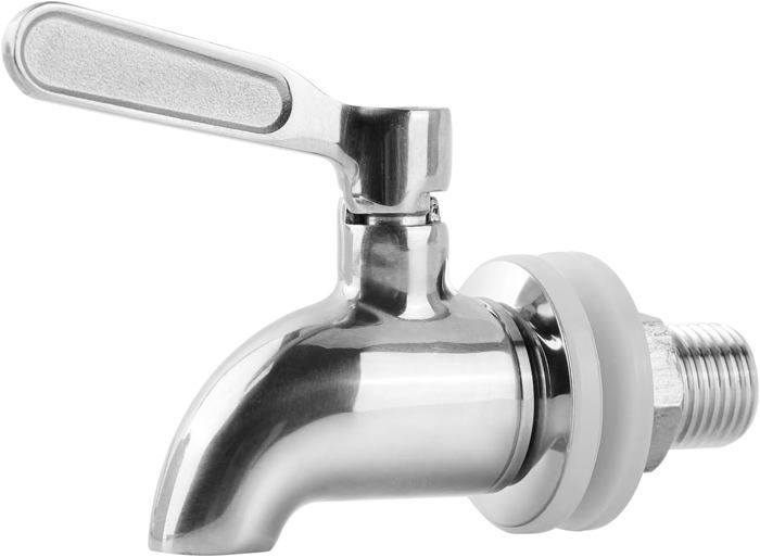 Robinet Distributeur De Boissons – Pichet à Eau, Ouverture 12mm, Argent