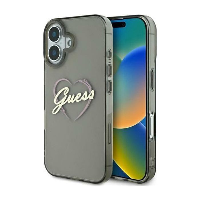 Coque Guess Hardcase IML Heart pour iPhone 16 Plus - vue 4