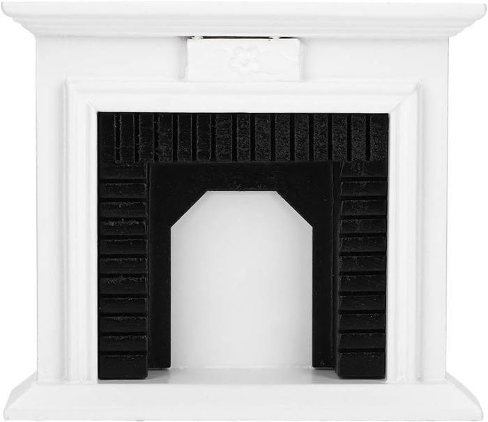 VGEBY Cheminée miniature de maison de poupée 1:12 maison de poupée