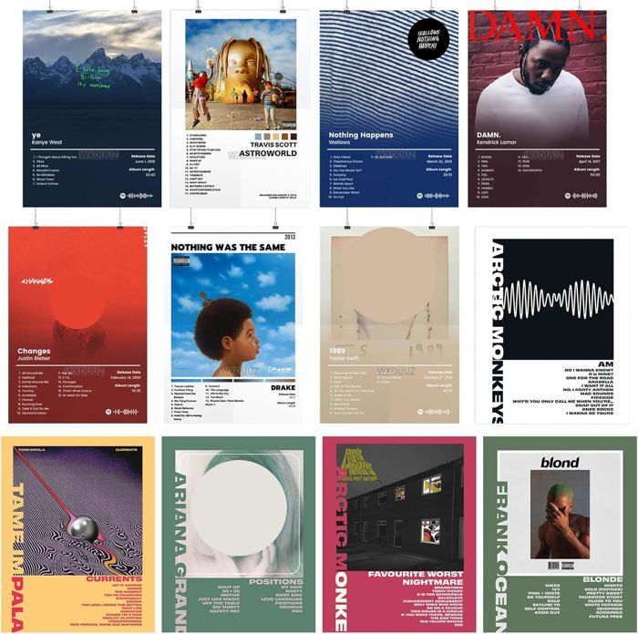 Szzmyo Xxxtentacion Poster De L'album Look At Me The Album - Impression Sur Toile Moderne Et Esthétique - Pour Chambre à Coucher, Salon, Salle De Classe, Bureau - 30 X 45 Cm