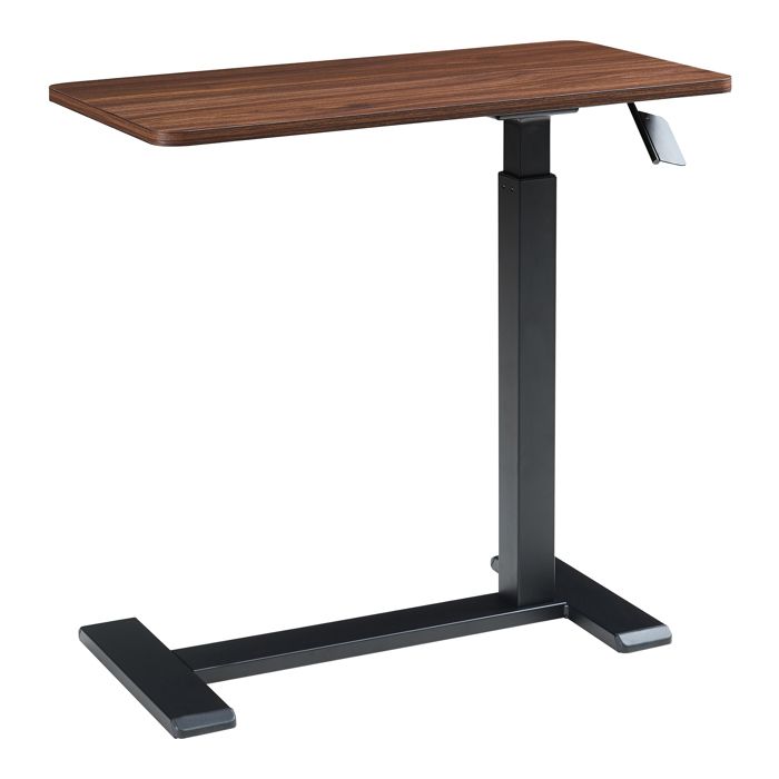 Table réglable pour ordinateur portable Klirg effet noyer / noir