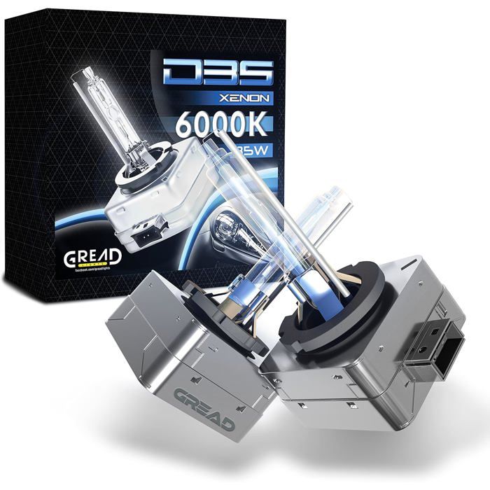 Ampoule Xenon Gread D3S 6000K 35W Lampe Blanche Froid Kit de ...