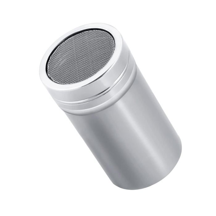 2 Pièces Saupoudreuse en Acier Inoxydable pour Sucre en Poudre, Cacao, Farine, Café et Épices – Sucrier avec Couvercle, Idéal pour Cuisine et Décoration Alimentaire