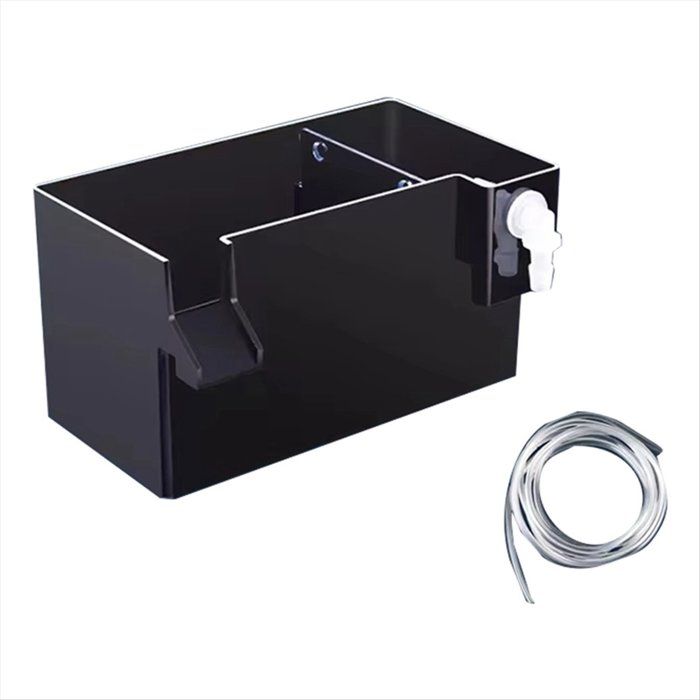 Filtre Externe en Acrylique Noir pour Aquarium Séparation Sec/Humide Petit Filtre Externe Silencieux pour Aquarium Débordement