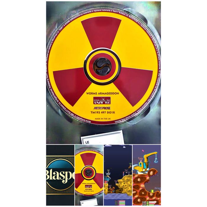 Cd Jeu PC Worms Armageddon – Bande Son / Contenu Original – Team17 – Sans Boîtier
