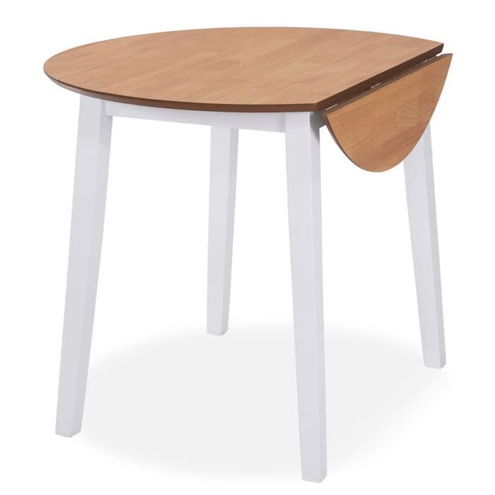 (Vente Chaude)Table cuisine + chaises(Rectangle)SOLOMONBlanc Ensemble de salle à manger 3 pcs - FAFA-TOP - Meuble de cuisine - MDF