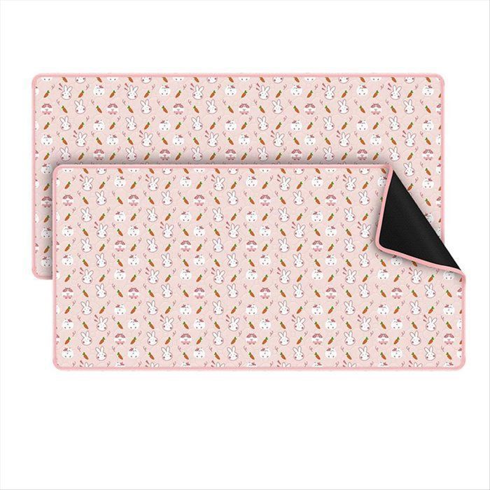 Lot de 2 Tapis de Cage pour Cochon DInde 119 X 61 cm Lavables Antidérapants Réutilisables Absorbants et Rapides. Rose ODIPIE