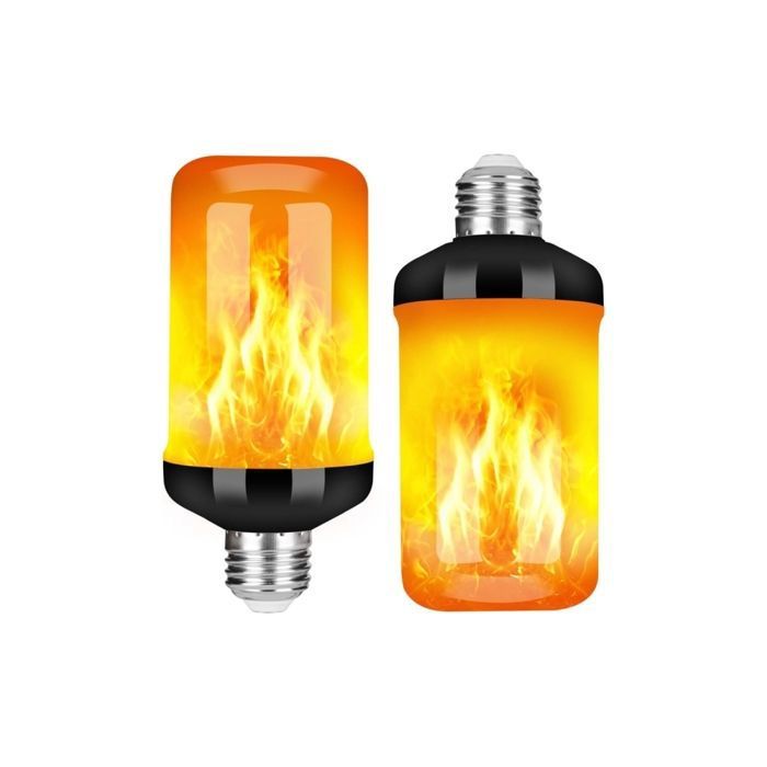 Guirlande lumineuse LED - Hudson - Ampoule à effet flamme - 4 modes - Orange - Intérieur ENEVAOCT