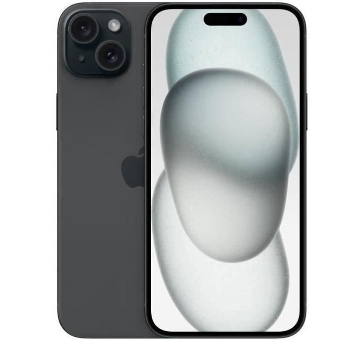 Apple iPhone 15 Plus 256Go Noir (2023) - Débloqué -Reconditionné - Excellent état Reconditionné - Apple reconditionné disponible sur Cdiscount Seconde Vie
