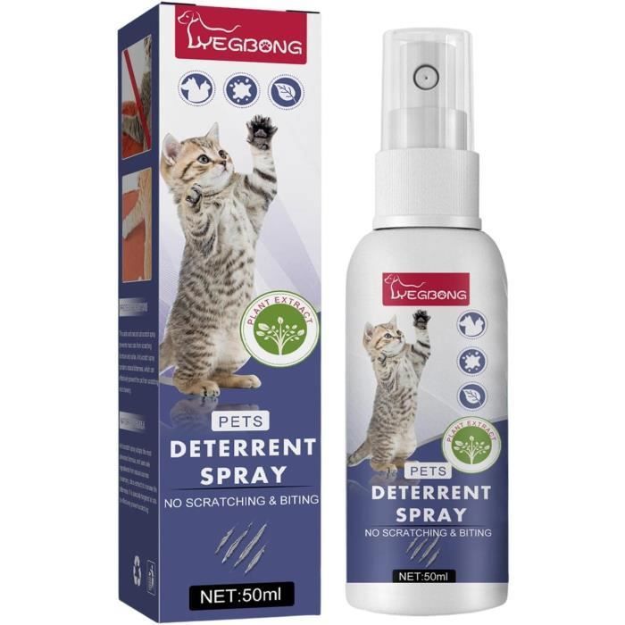 Spray anti-mordillage pour chats - Tenir à lécart des zones restreintes - 50 ml