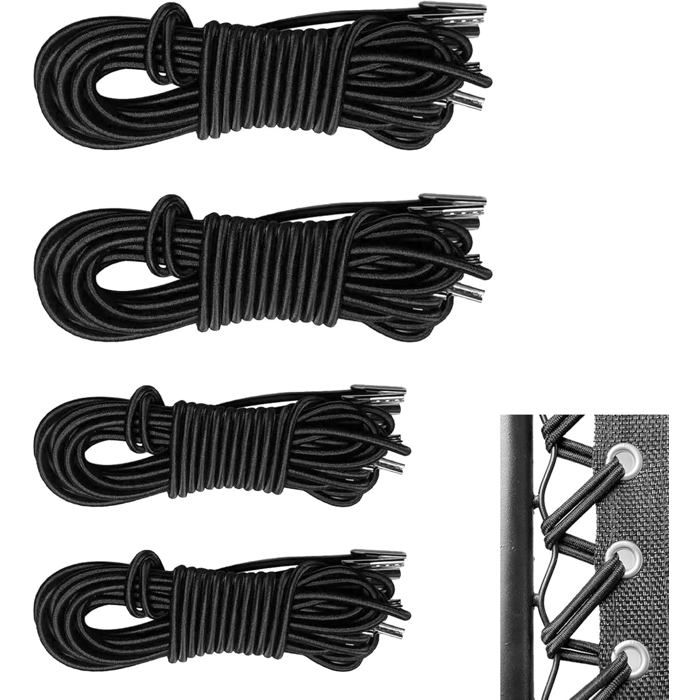 4 Cordes Remplacement Transat – Élastique Chaise Longue Jardin