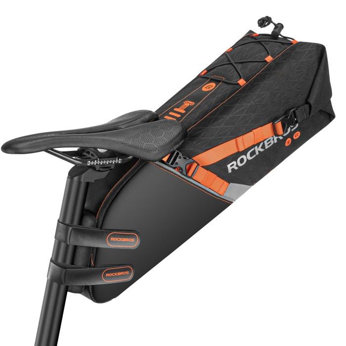 Sacoche de Selle Étanche 10L - Grande Capacité Noir SELLE
