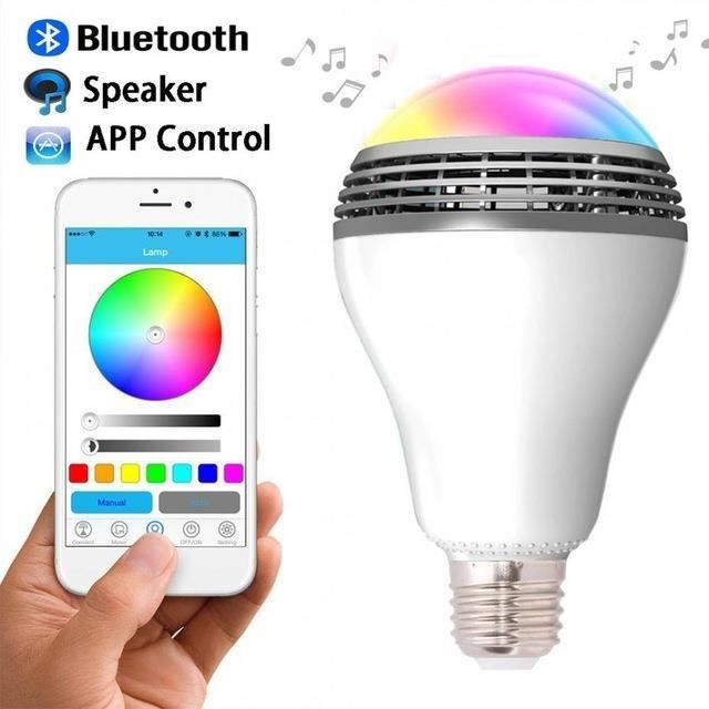 Ampoule LED Lumières BL05 Multi-changement de couleur intelligente Ampoule / Bluetooth 4.0 / 3W / IOS et Android APP Availabe / gara