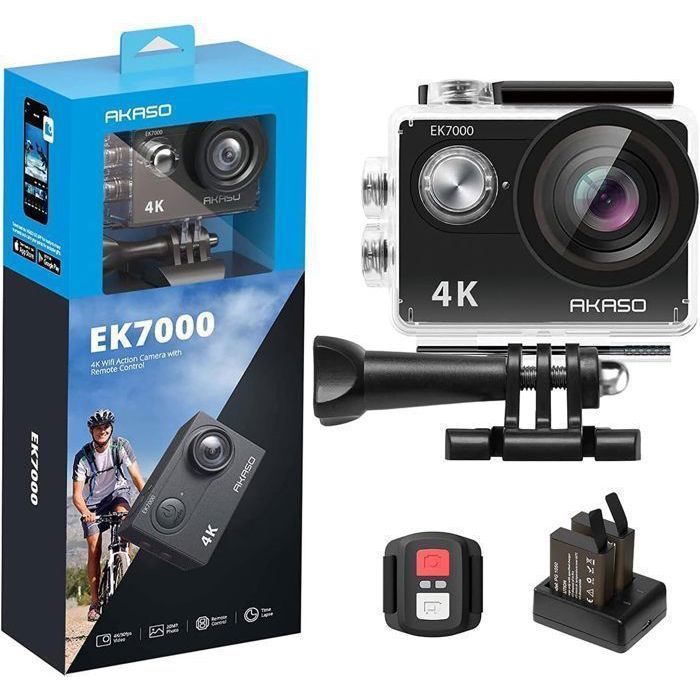 DE09862-4K WiFi caméra de sport 480P ultra HD étanche DV action