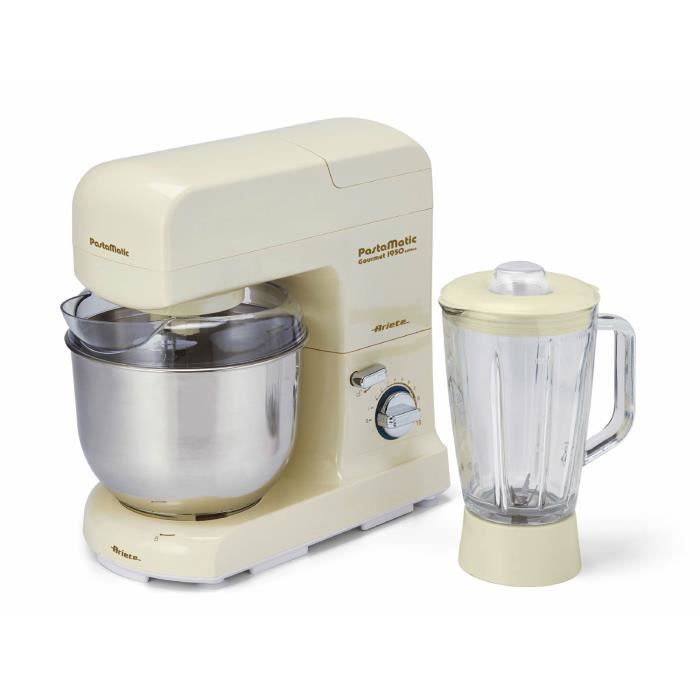 Bol mixeur blender - Ariete - 1596-11 - 42 L - 1500 W - Beige - Acier inoxydable