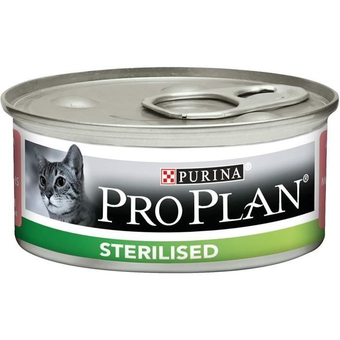 Nestle ProPlan Sterlised Terrine au SaumonThonBoite Repas pour Chat