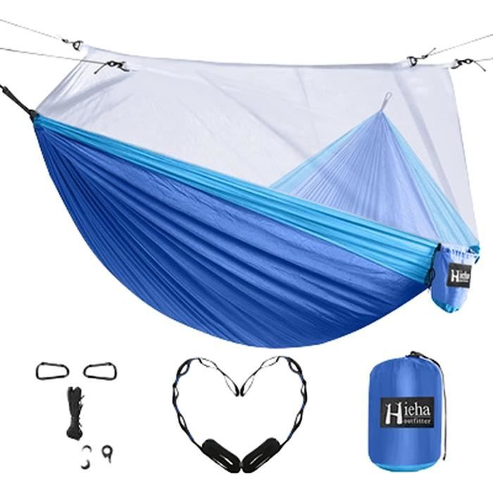 Hamac-tente 2 Personnes Avec Moustiquaire - Nylon - 260x140cm