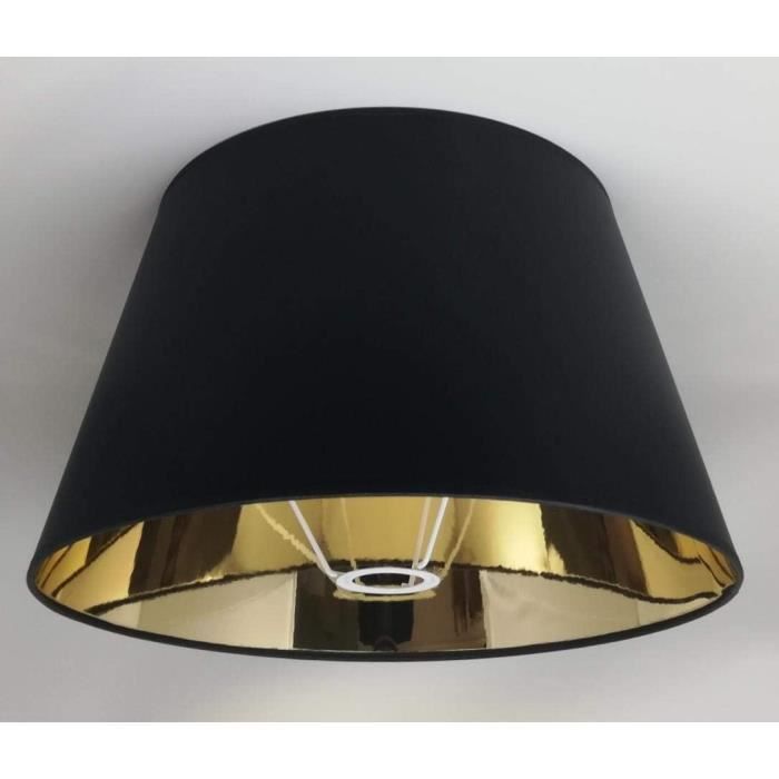 Lampe de Sol Moderne Noire | Abat-Jour Ajustable Métal Tissu