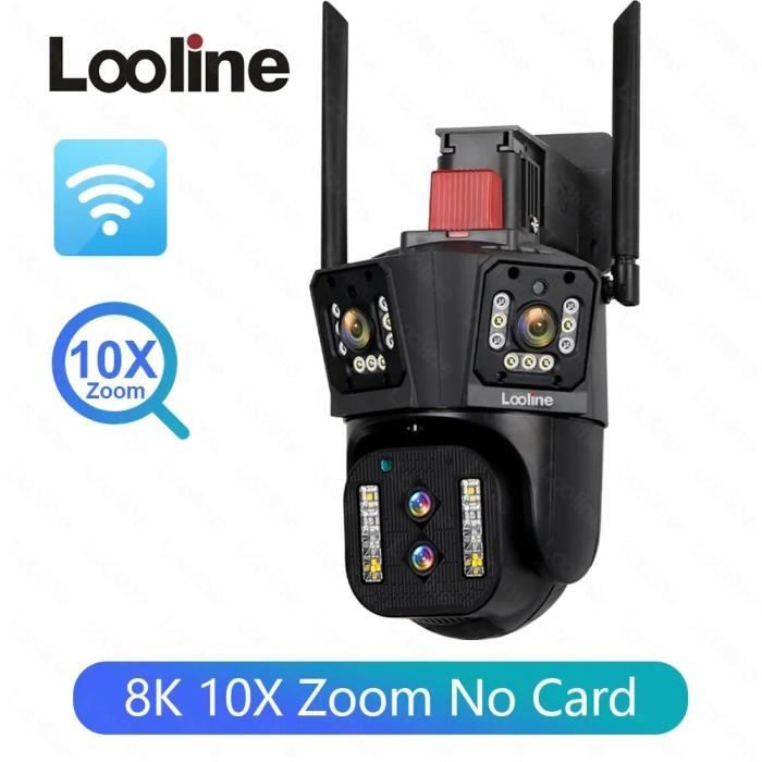 Caméra IP PTZ HD – Surveillance Intérieure/extérieure, Sans Fil, Vision Nocturne (neuf, Ouvert)