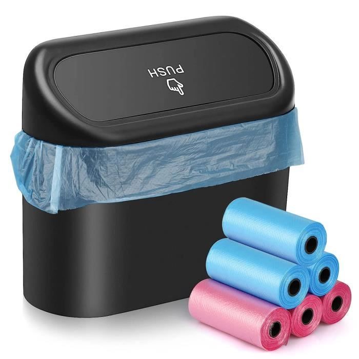 Petite Poubelle Portable, Kitchen Poubelle Pliable Wall Mounted Conteneur Poubelle, Pour Bureau