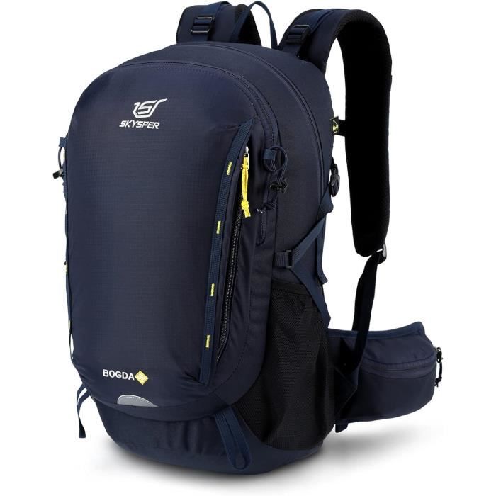 SKYSPER Sac à Dos De Randonnée 15L – Léger, Respirant, Avec Sifflet Et Ceinture Amovible, Pour Homme Et Femme, Idéal Pour Trekking Et Vélo