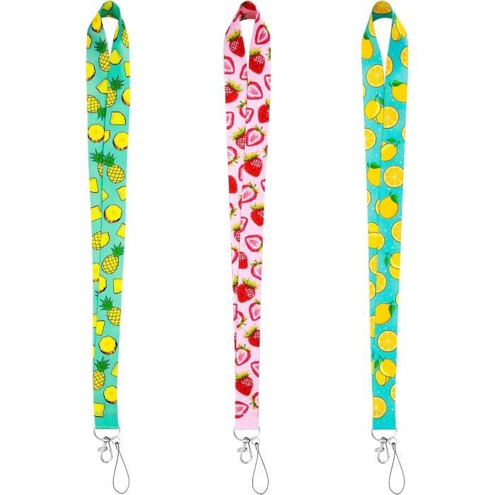 100 Cordons Porte-Clés Avec Anneau Fendu - Dragonnes Pour Clés USB, Téléphone, Petits Objets | Nylon Multicolore