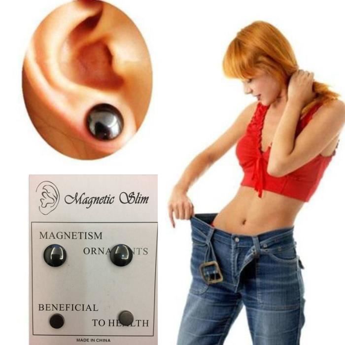 Boucles D'Oreilles Magnétiques Minceur - Massage, Relaxation - Cadeau Pour Femme - Amincissement Et Bien-être