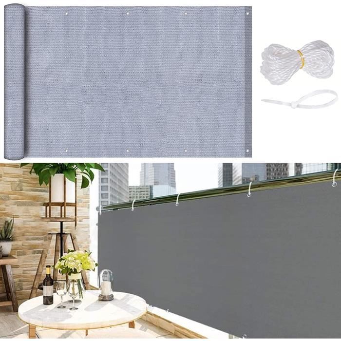 Pare-Vue Pour Balcon 0.75x3m Résistance Au Déchirement Br -Vue Pour