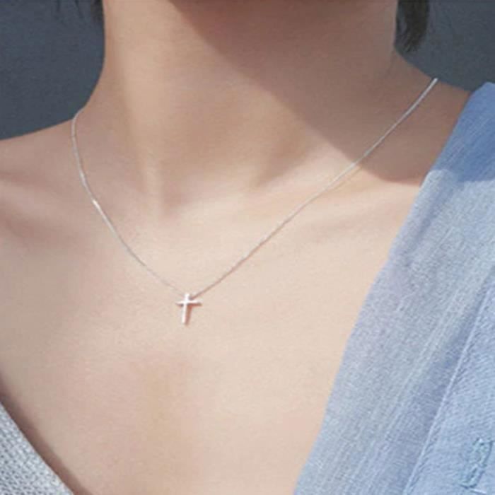 Pendentif Religieux En Argent Massif, Occasion, Longueur 42 Mm Environ, Bijou Vintage